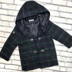 Mayoral plaid duffle coat